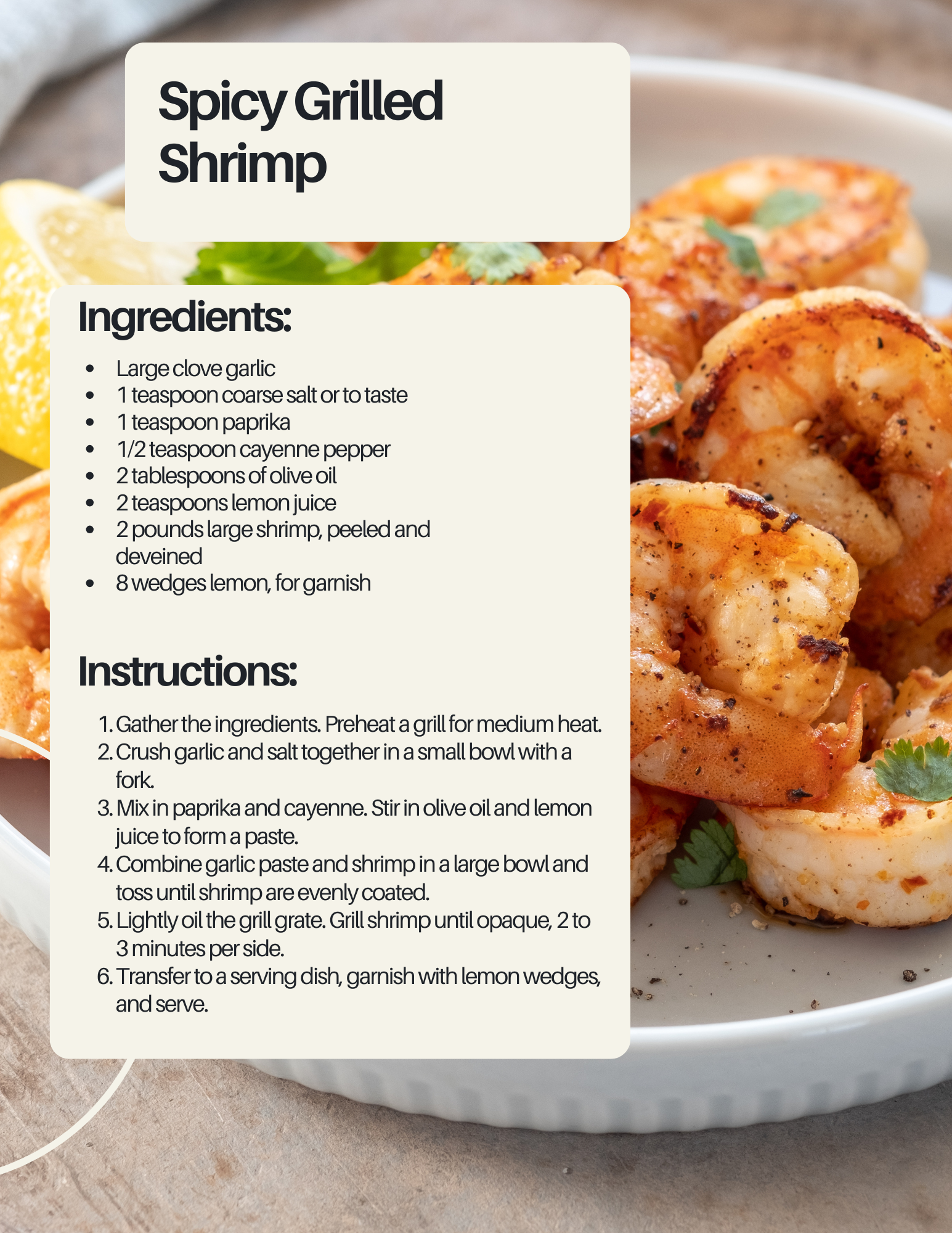 Spicy shrimp